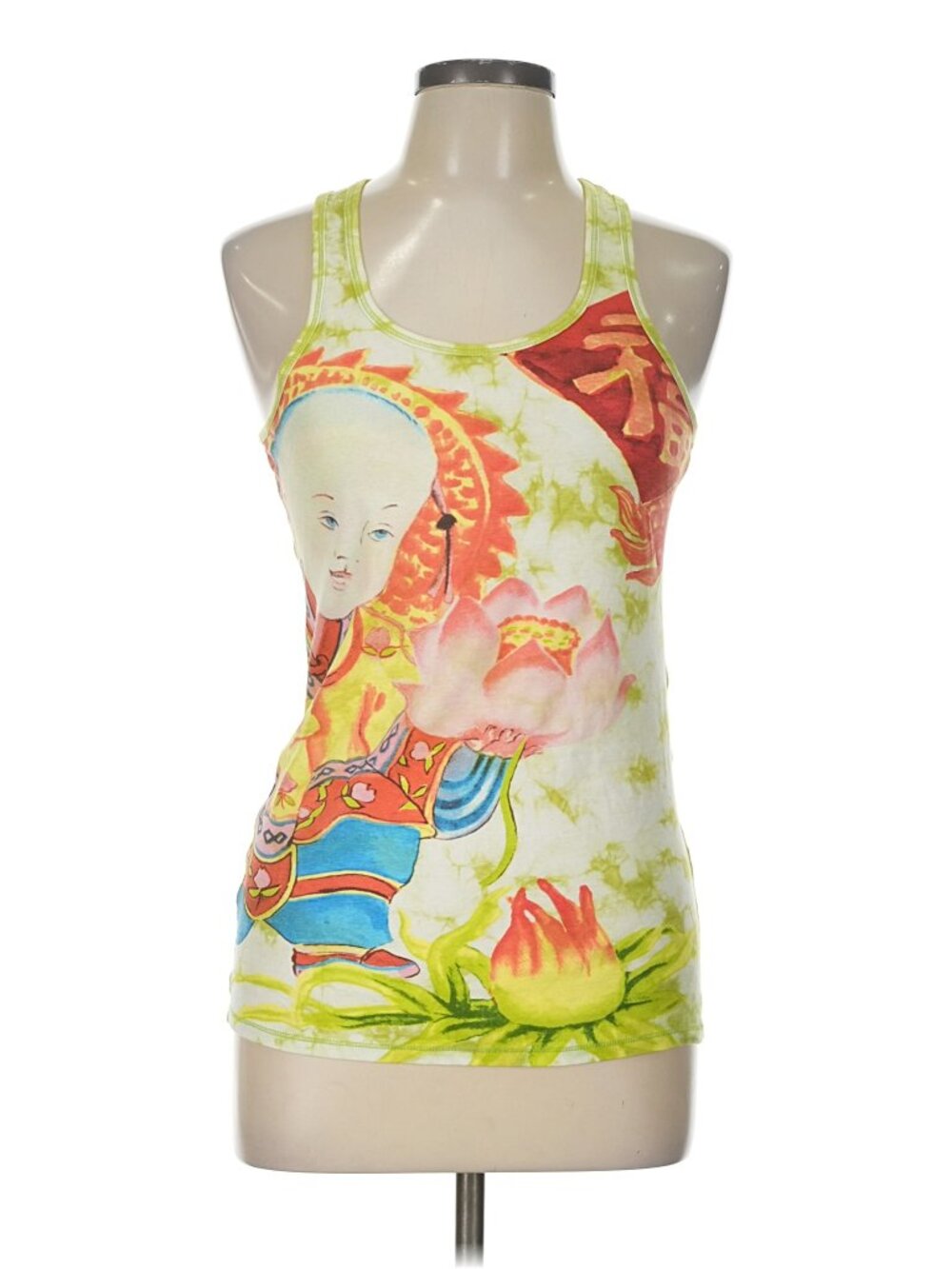 Tank Top BUDDHA DRAGON ASIAN FAIRY BOHO VINTAGE Y2K RARE